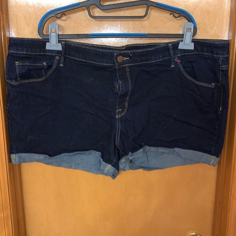 Dark Wash Jean Shorts